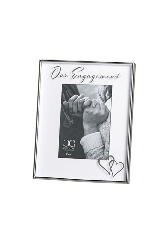 Caroline Collection Engagement Picture Frame, Floating Holds 4 x 6 inches Photo