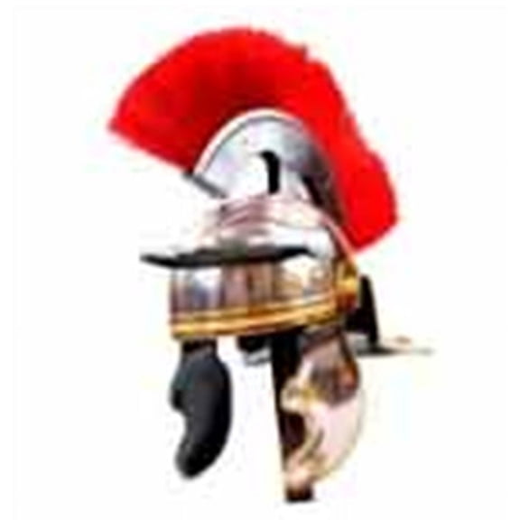 Roman Centurion Helmet with red Plume Crest Medieval Knight's Historical Armor Helmet Thor Instruments