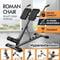 Roman Chair Back Extension Machine Foldable Angle Height Adjustable Sit up Exercise Multi-Functional Hyperextension Bench Workout Equipment Ab Extender Heavy-Duty for Home Gym Fitness