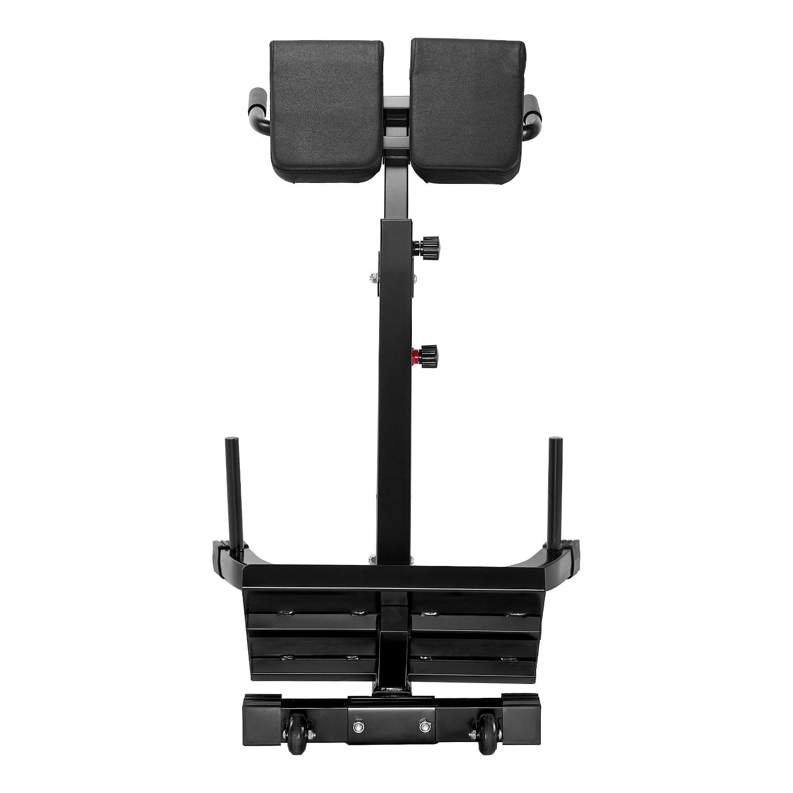 Roman Chair Hyperextension Bench, 350 lbs Capacity Adjustable Home Gym Equipment for Glute, Hamstring, Lower Back & Abs - Multi-Function Fitness Weight Bench for Full Body Workout