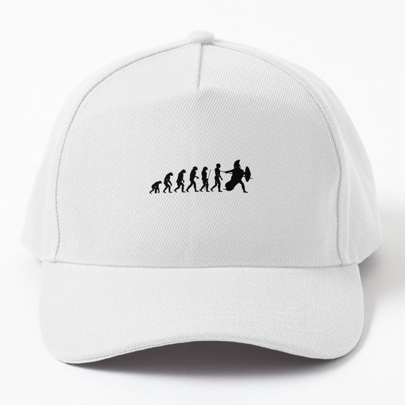 Roman Chariot Evolution Baseball Cap, Ancient Soldier Fighter Illustration, Historic Hat