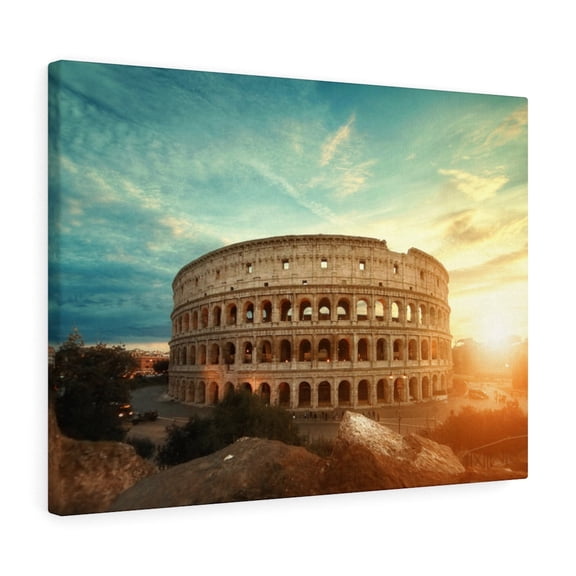 Roman Coliseum Gallery Wraps Print Ready to Hang Canvas Unframed