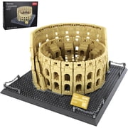Roman Colosseum Architecture Model Building Block Sets The Office Landmarks Skyline Set Toys Collection for Adults 1756 Pieces