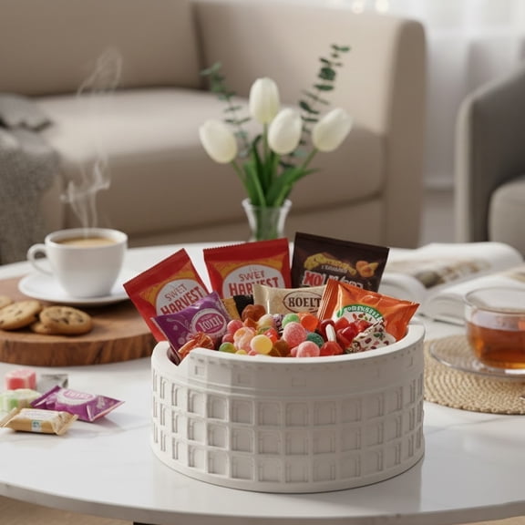 Roman Colosseum Decorative Serving Tray Platter Hostess Gift Christmas Holiday Housewarming Unique Table Centerpiece