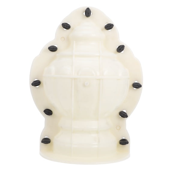 Beige Roman Column Sphere Mold for Garden Creative PP Material Ball Form Concrete Casting Projects