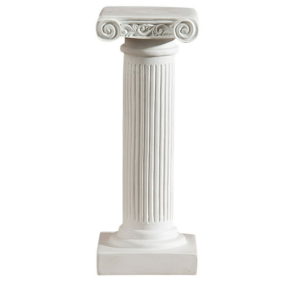 Roman Column Statue Terracotta Pedestals Candle Holder Candlestick Decoration White