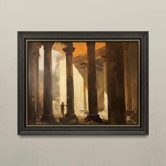 Roman Columns Light Academia Print, Victorian Cottagecore Decor, Vintage Print, Academia Aesthetic, Wall Art Wall Art, Modern Wall Decor, 8x12 UNFRAMED