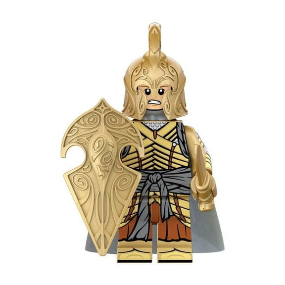 Roman Commander Minifigure, 2" Tall Mini Roman Soldier Building Blocks Kits,Guard Soldier Figure,Guard Soldier Collectible Figurines for Halloween Christmas Display Imaginative Play Toy Figures (#01)