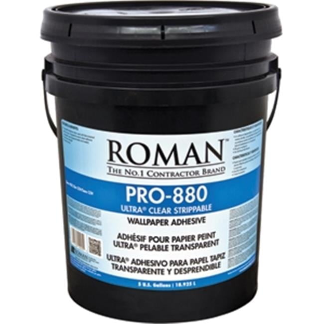 Roman Decorating Products PRO-880 5 Gallon Ultra Clear Premium Adhesive