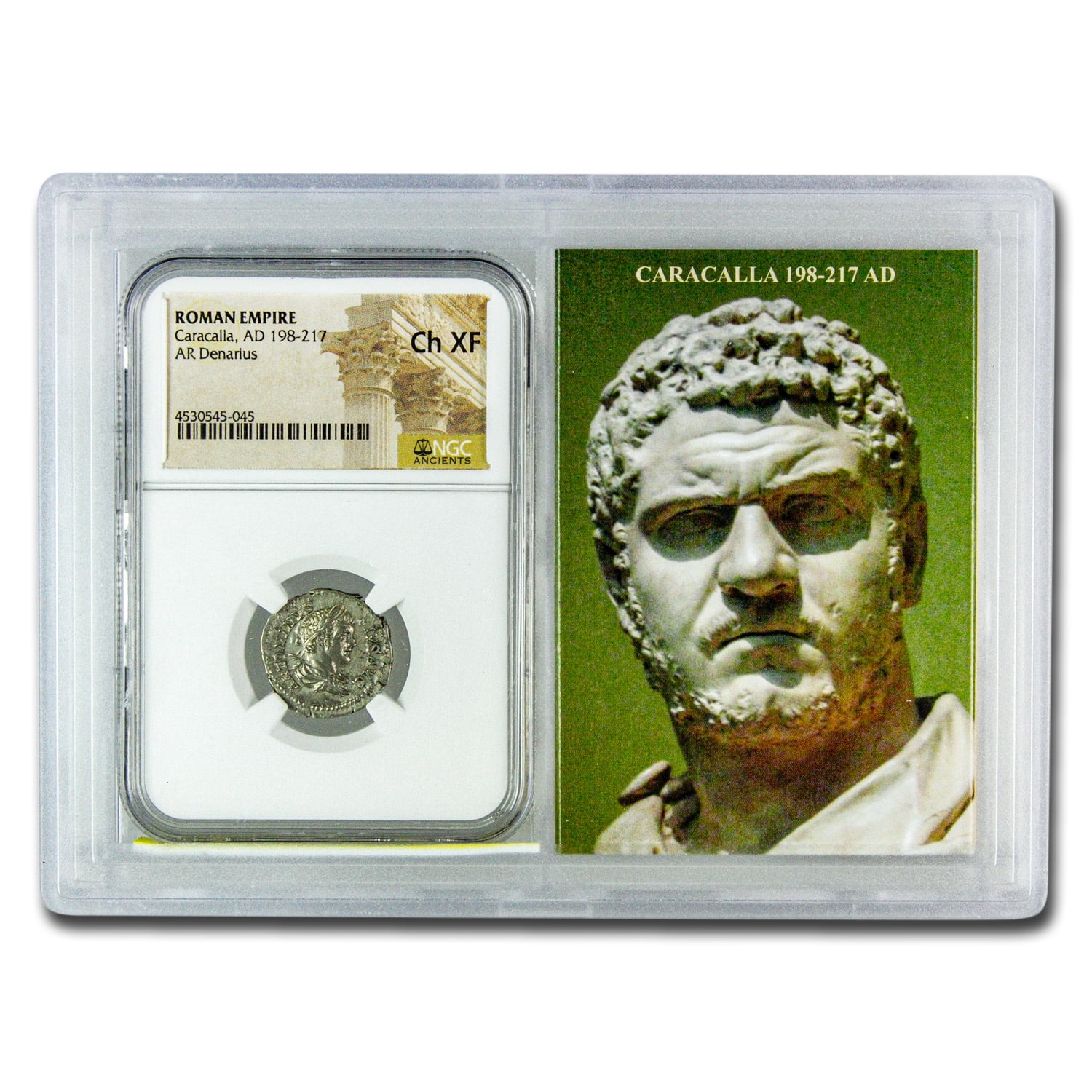 Roman Empire AR Denarius Caracalla 198-217 AD Ch XF Liberia | Ubuy