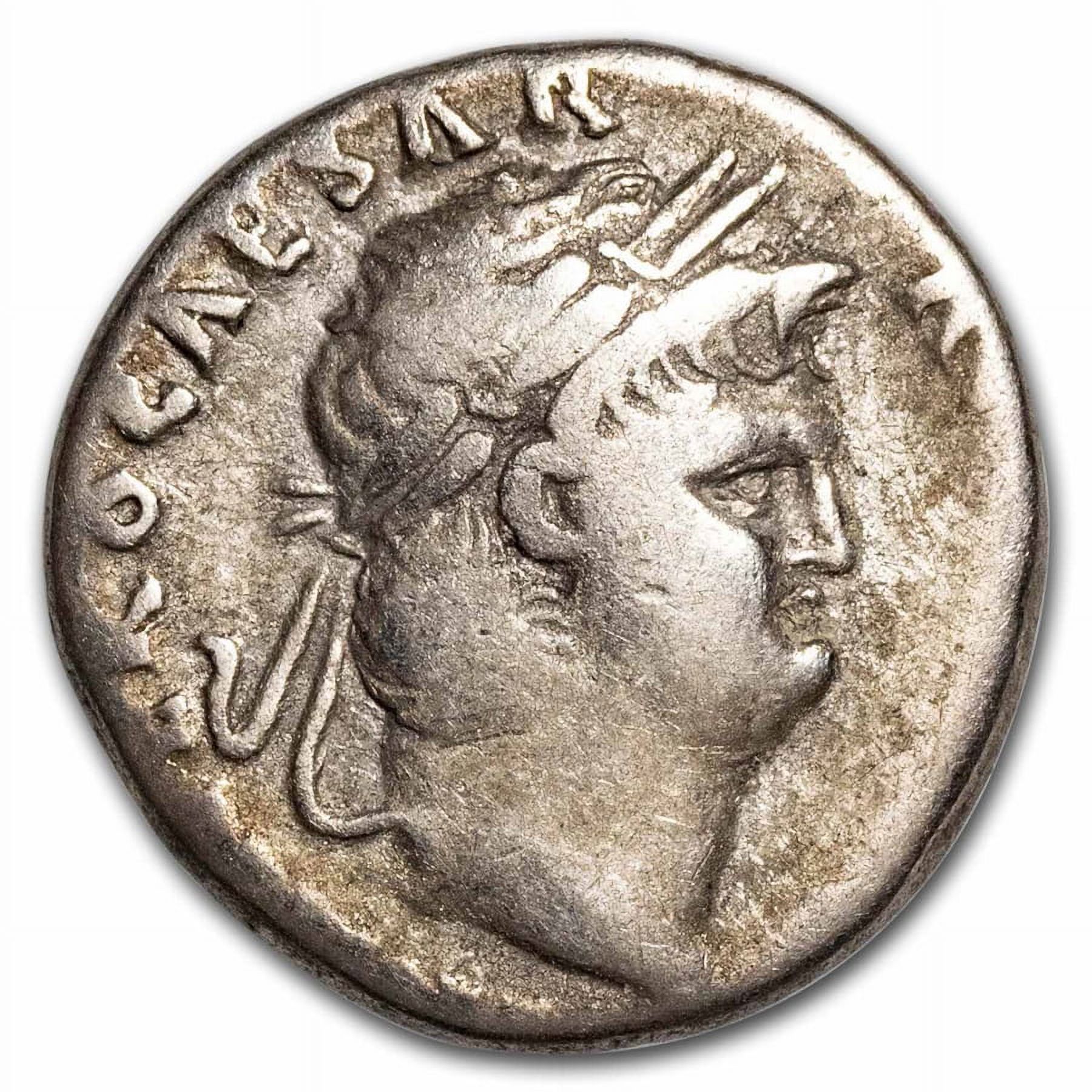 Roman Empire AR Denarius Nero (66-67 AD) VF (RIC I 64) - Walmart.com