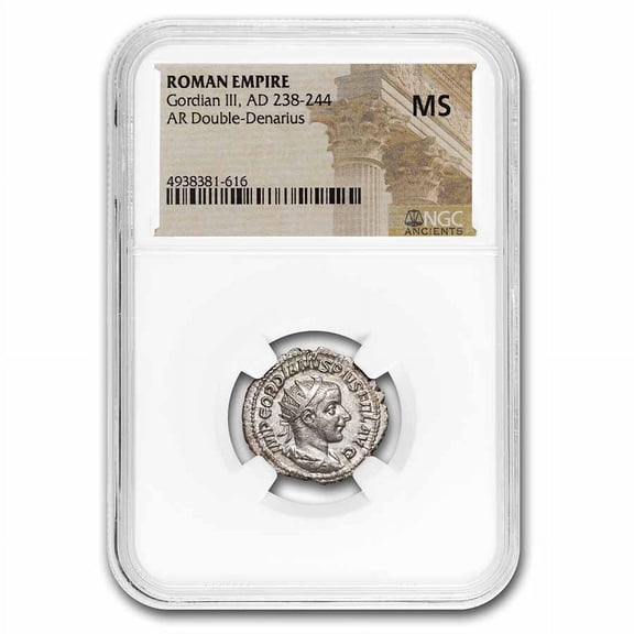 Roman Empire AR Double Denarius Gordian III(238-244 AD) MS NGC