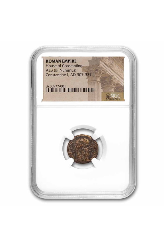 Roman Empire BI Nummus Constantine I 307-337 NGC (Random Coin)