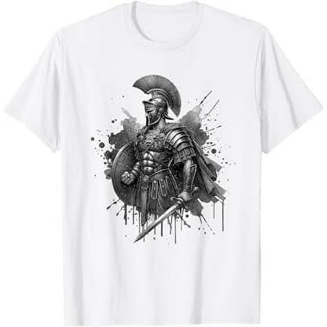 Roman Empire Legion Rome Centurion Soldier Gladiator Warrior T-Shirt ...