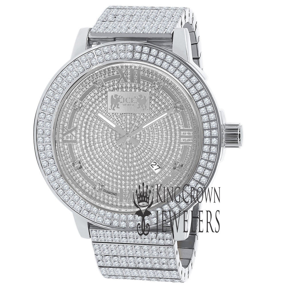 Montre Homme Jojino Joe Rodeo Cadran Blanc Acier Plaqué Or 46 Mm - Quartz étanche