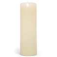 thumbnail image 1 of Roman Flameless LED Candle 9"H Ivory Smooth Pillar Outdoor 3-D Motion, 1 of 6