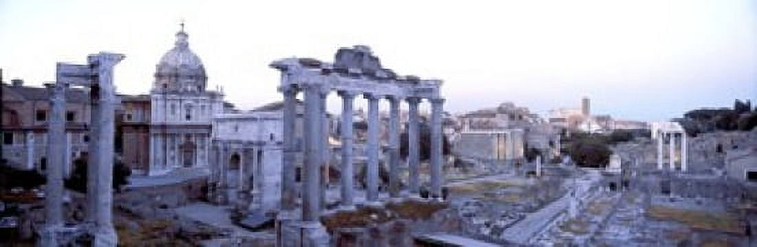 Roman Forum Rome Italy Canvas Art - Panoramic Images (18 x 6)
