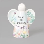 Roman Friend Musical Angel Figurine, 3.75-inch Height, Porcelain