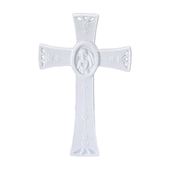 Roman Guardian Angel First Communion Girl Wall Cross