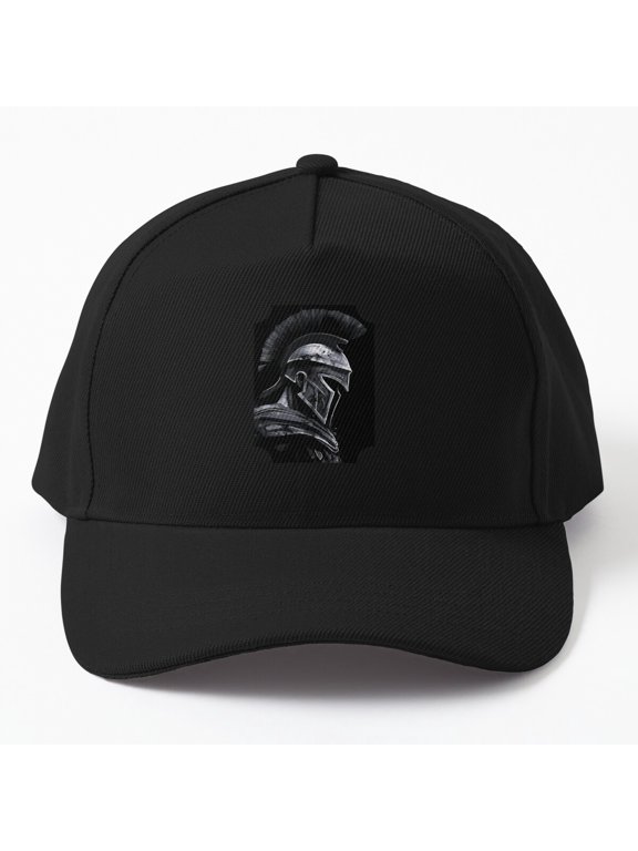 Roman Helmet Baseball Hat, Ancient Warrior Armor Graphic Design, Classic Everyday Cap