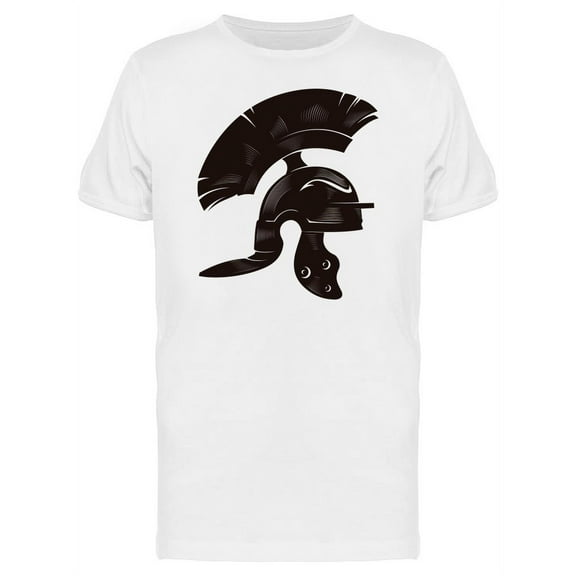 Roman Helmet Black T-Shirt Men -Image by Shutterstock, Male Medium