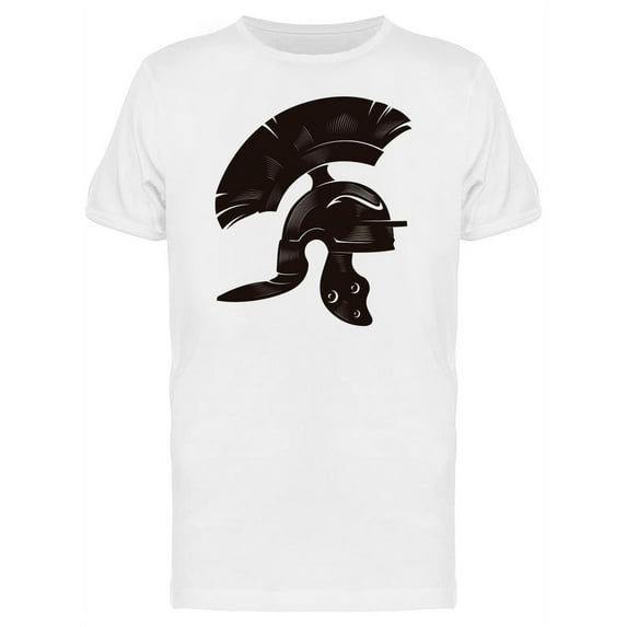 Roman Helmet Black T-Shirt Men -Image by Shutterstock, Male XX-Large