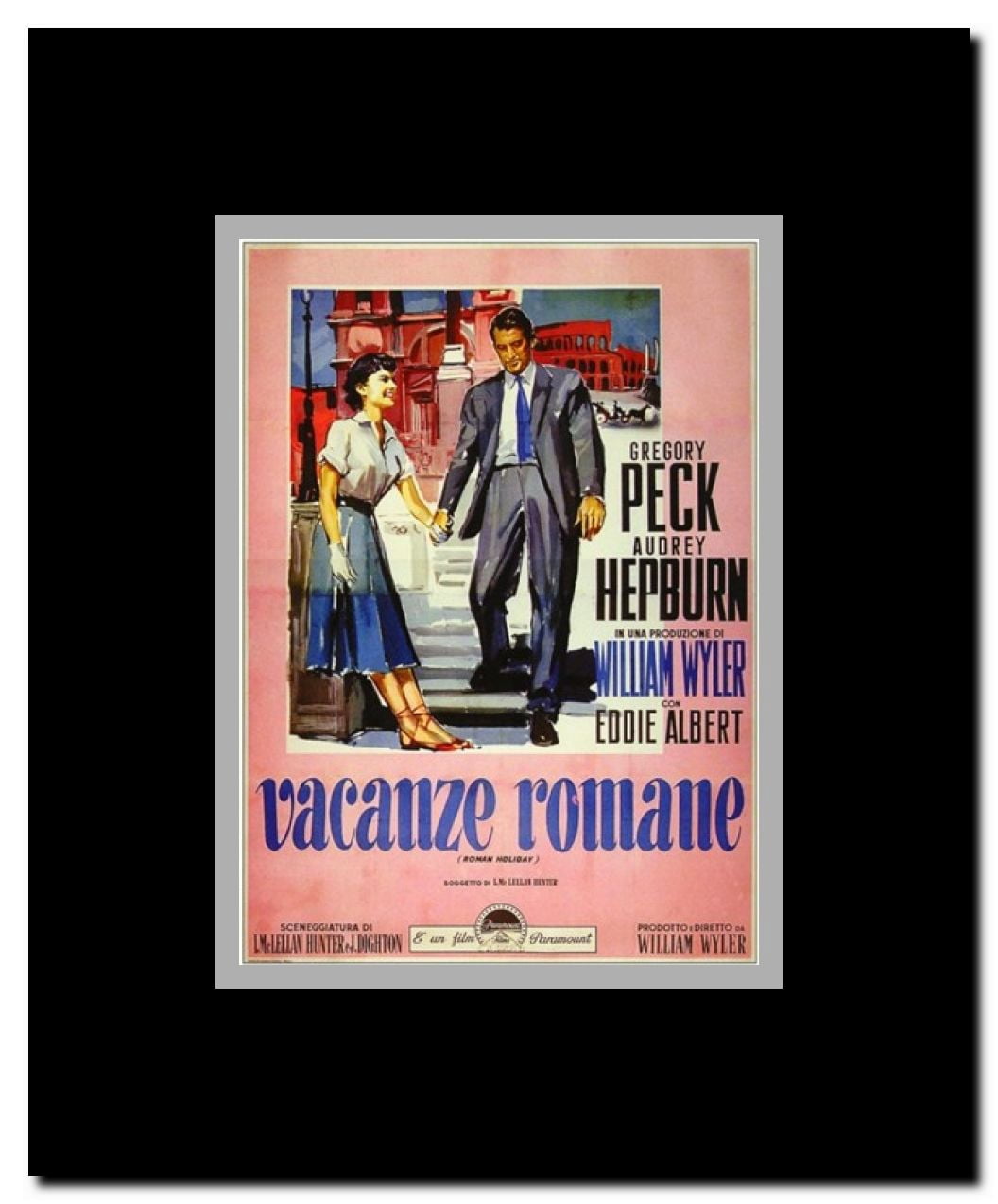 Roman Holiday Framed Movie Poster