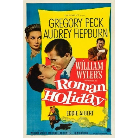 Roman Holiday Poster 24Inx36In Art Poster 24x36 Unframed, Age: Adults, Rectangle Z Posters