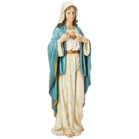 Renaissance Collection Joseph's Studio by Roman Exclusive Immaculate Heart of Mary Statue, 37-Inch