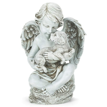 Roman, Inc. Cherub with Puppy Statue