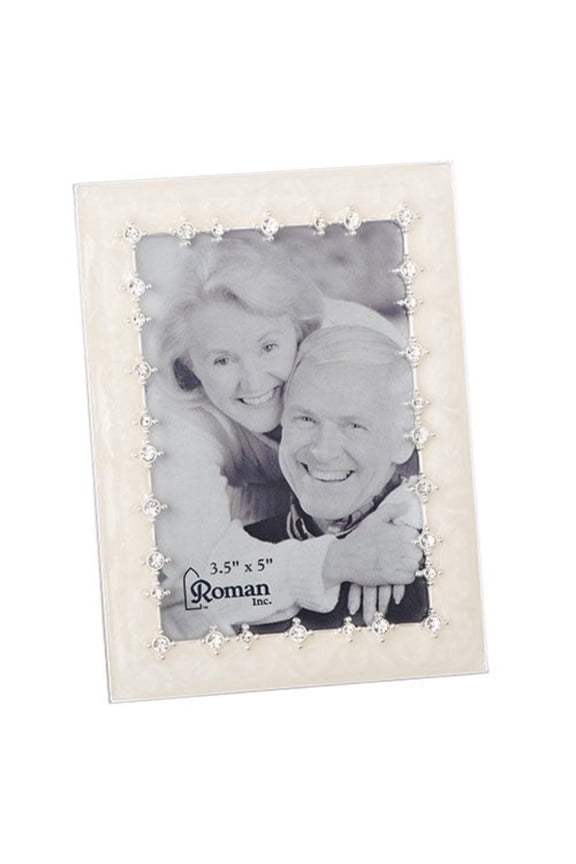 Ivory Photo Frame Rhinestones Caroline Collection