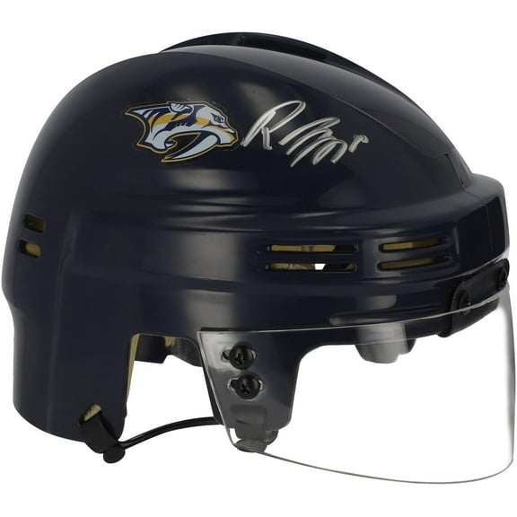 Roman Josi Nashville Predators Autographed Navy Mini Helmet - Fanatics Authentic Certified