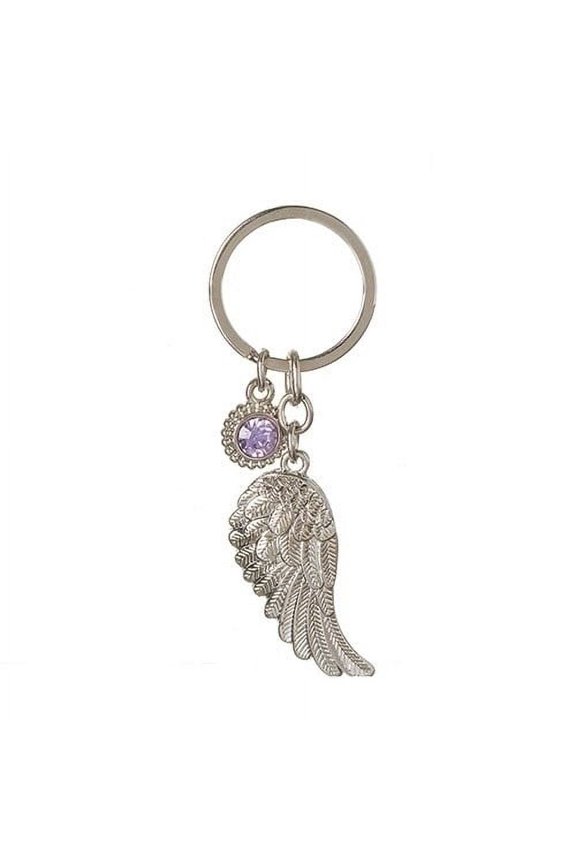 June Angel Wing Keychain