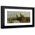 thumbnail image 1 of Roman Kazimierz Kochanowski 18x12 Black Modern Framed Museum Art Print Titled - Landscape with Water and Bulrush (Between 1890 and 1900), 1 of 5