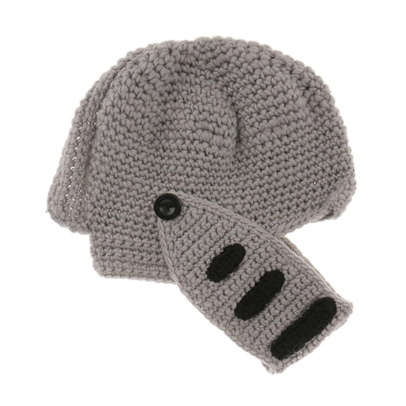 Roman Knight Visor Cosplay Knitted Cap for Adult