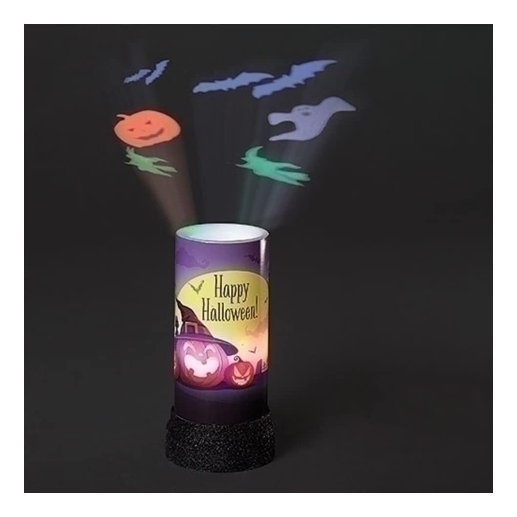 Roman LED Halloween Jack O Lantern 9 Display Projector, 6.75-inch ...