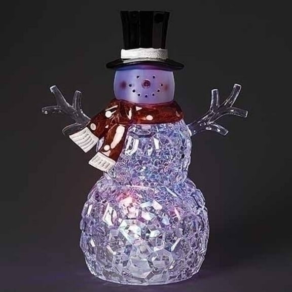 Roman LED Snowman with Changing Color Lights