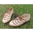 thumbnail image 1 of Roman Leather Sandals For Women Model 1 | Handmade Leather Sandals RE-Enactment | BY Historical Recreation Art, 1 of 5
