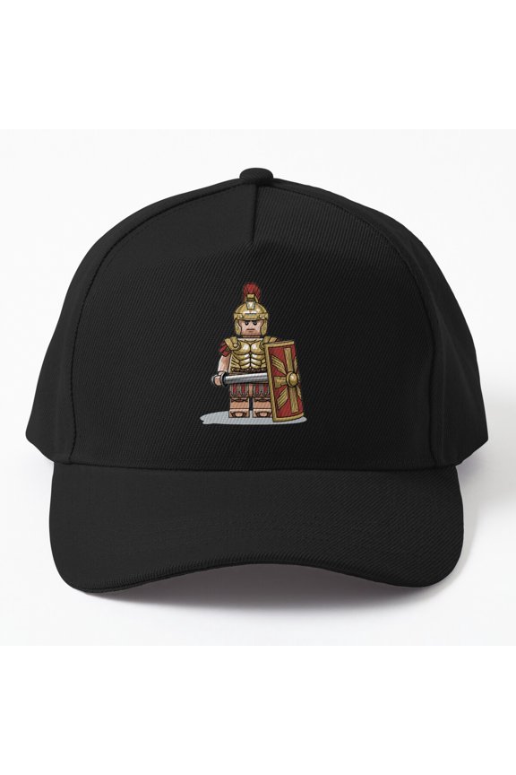 Roman Legionary Baseball Cap, Ancient Warrior Graphic Design, Classic Hat Style