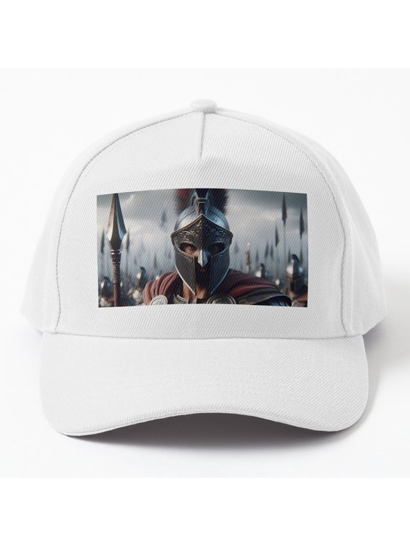 Roman Legionary Soldier Baseball Hat, Ancient Military Warrior Graphic Design, Classic Cap