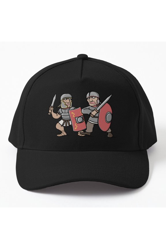 Roman Legions Baseball Hat, Principate Versus Dominate Military History Design, Classic Cap