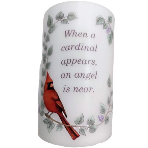 Roman Memorial 6"H LED Cardinal Candle