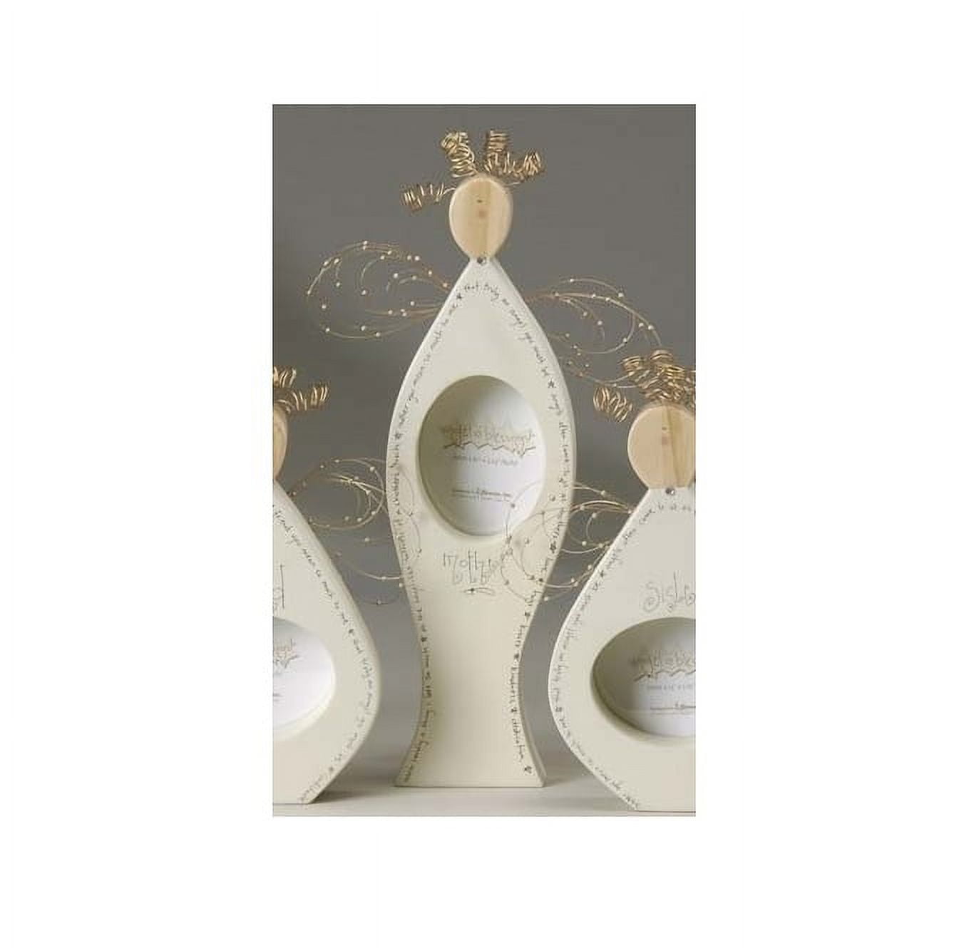 Roman Mother Angel Blessings Picture Frame Figurine - for a 2.75