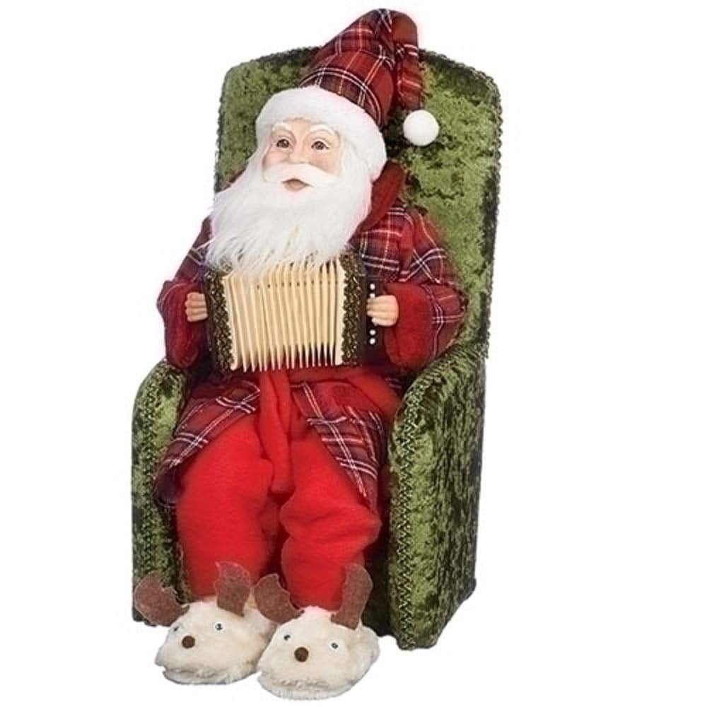 Roman Musical Motion Rocking Chair Santa - Walmart.com