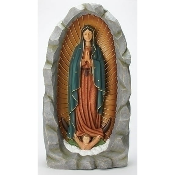 Roman Our Lady of Guadalupe Outdoor Statue - 36"