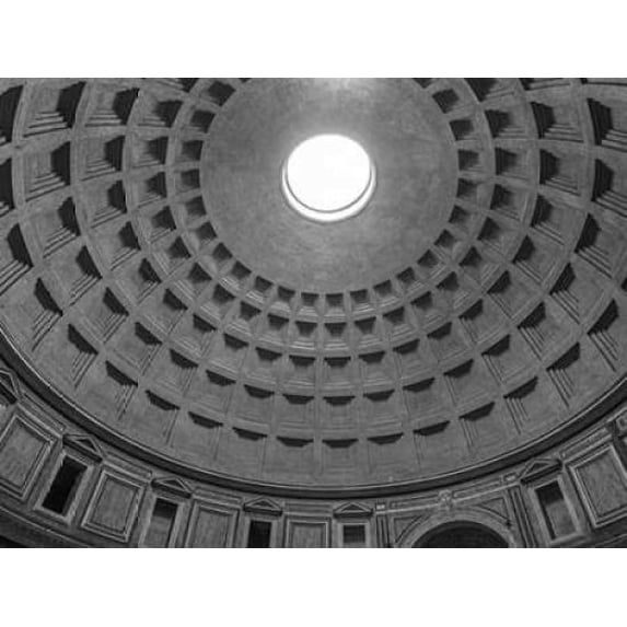 Roman Pantheon dome from inside, Rome, Italy Poster Print by Assaf Frank (9 x 12)