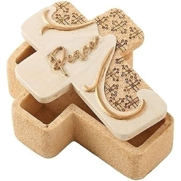 Roman Peace  Inspirational Cross Keepsake Boxes