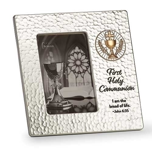 Roman Photo Frame First Communion/I Am The Bread Of Life (John 6:35)