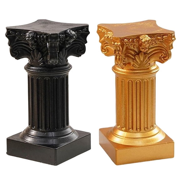 Roman Pillar Greek Column Statue Pedestal Candlestick Stand Figurine Sculpture