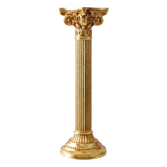 Roman Pillar Statue Greek Column Sculpture Resin Material Art Decor for Home Desktop Office Garden